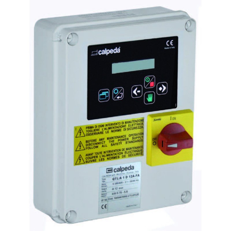 Calpeda Control panel for 1 pump with three-phase motor - Qtl/a 1 D